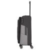 Travelite Viia 4w M Anthracite – cestovní kufr, boční pohled