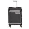 Travelite Viia 4w M Anthracite – cestovní kufr, pohled zepředu