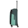 Travelite Viia 4w M Green – cestovní kufr, boční pohled