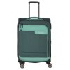 Travelite Viia 4w M Green – cestovní kufr, pohled zepředu