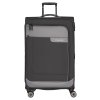Travelite Viia 4w L Anthracite – cestovní kufr, pohled zepředu