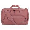 Travelite Kick Off Duffle M Rosé 45L – cestovní taška, detail zipu