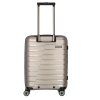 Travelite Air Base 4w S Front pocket Champagne – cestovní kufr, pohled zepředu