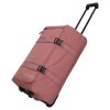 Travelite Kick Off Wheeled Duffle L Rosé 65L – cestovní taška na kolečkách, boční pohled