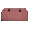 Travelite Kick Off Wheeled Duffle L Rosé 65L – cestovní taška na kolečkách, detail zipu