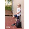 BAAGL SET 3 Core Láva: batoh, penál, sáček
