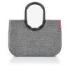 Reisenthel Loopshopper L Frame Twist Silver – nákupní taška, celkový pohled