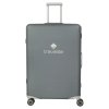 Travelite Luggage cover L Anthracite – obal na kufr, pohled zepředu
