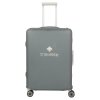 Travelite Luggage cover M Anthracite – obal na kufr, pohled zepředu
