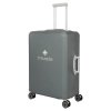 Travelite Luggage cover M Anthracite – obal na kufr, šikmý pohled