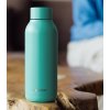 quokka nerezova termolahev solid powder 510 ml tyrkysova xd q11693 02
