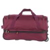 Travelite Basics Wheeled duffle S Bordeaux – cestovní taška na kolečkách, produktový záběr 6