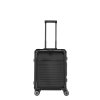 Travelite Next 4w S Front pocket Black – cestovní kufr, produktový záběr 2