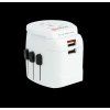 SKROSS cestovní adaptér PRO Light USB, 6.3A max., vč. USB nabíjení, uzemněný, UK+USA+Austrálie/Čína