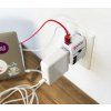 SKROSS cestovní adaptér MUV USB A+C, USB nabíjení 5.4A, univerzální pro 150 zemí