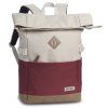 Bestway Batoh city roll-top - béžová/červená 19-25l