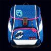 Step by Step  Školní aktovka/batoh 2IN1 PLUS pro prvňáčky – 6dílný set - Dolphin Pippa  + Blikačka Step by Step jako dárek