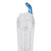Láhev s košíkem na ovoce Get Fit, 500ml, Loooqs, čirá/modrá