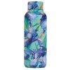 Quokka Nerezová termoláhev Solid 510 ml - Blue irises