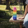Quokka Nerezová termoláhev Solid 630 ml - Duhová
