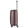Travelite Air Base 4w S Front pocket Lilac – cestovní kufr, boční pohled