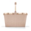 Reisenthel Carrybag Frame Twist Coffee – nákupní košík, celkový pohled