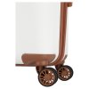 Travelite Bali L White/Cognac – cestovní doplněk, detail koleček