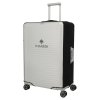 Travelite Luggage Cover L Transparent – obal na kufr, šikmý pohled