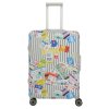 Travelite Luggage Cover M Tickets – obal na kufr, pohled zepředu
