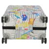 Travelite Luggage Cover M Tickets – obal na kufr, pohled zespodu
