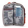 Pacsafe taška GO TECH CROSS BODY garnet red