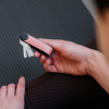 Orbitkey Klíčenka z prémiové nappa kůže 2.0 Hybrid Leather - Pastel Pink