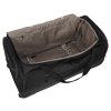 Travelite Crosslite Wheeled Duffle L Black – cestovní taška na kolečkách, vnitřní prostor, záběr 6