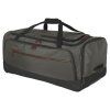 Travelite Crosslite Wheeled Duffle L Dark Olive – cestovní taška na kolečkách, detail zipu