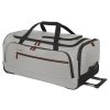 Travelite Crosslite Wheeled Duffle M White Sand – cestovní taška na kolečkách, při používání