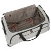 Travelite Crosslite Wheeled Duffle M White Sand – cestovní taška na kolečkách, vnitřní prostor, záběr 6