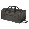 Travelite Crosslite Wheeled Duffle M Dark Olive – cestovní taška na kolečkách, vnitřní prostor, záběr 4