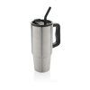 Velký nerezový termohrnek Embrace, 900ml, XD, stříbrný