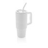 Velký nerezový termohrnek Embrace, 900ml, XD, bílý