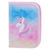 BAAGL Školní penál jednopatrový Rainbow Unicorn