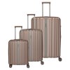 Travelite Paros 4w S,M,L Cappuccino – sada cestovních kufrů, celkový pohled