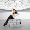 Reisenthel Shopper E1 Herringbone Grey – nákupní taška, fotografie v prostředí 3