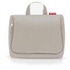 Reisenthel Toiletbag XL Herringbone Sand – kosmetická taška, celkový pohled