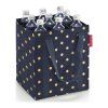 Reisenthel Bottlebag Metallic Dots Blue – taška na lahve, celkový pohled