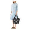 Reisenthel Shopper M Dots White – nákupní taška, produktový pohled 4