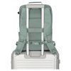 Travelite Workfloow Backpack M Sage – batoh, pohled zezadu