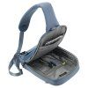 Travelite Workfloow Cross over Denimblue – kabelka, vnitřní prostor, záběr 6