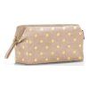 Reisenthel Travelcosmetic Metallic Dots Coffee – kosmetická taška, celkový pohled