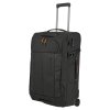 Travelite Briize Wheeled duffle M Black – cestovní taška na kolečkách, šikmý pohled