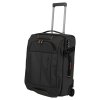 Travelite Briize Wheeled duffle S Black – cestovní taška na kolečkách, šikmý pohled